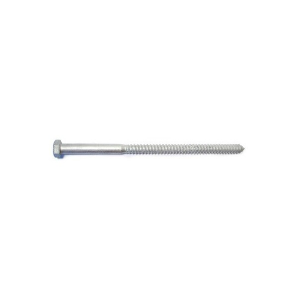 Midwest Fastener Lag Screw, 5/8 in, 12 in, Steel, Hot Dipped Galvanized Hex Hex Drive, 15 PK 53483 - main